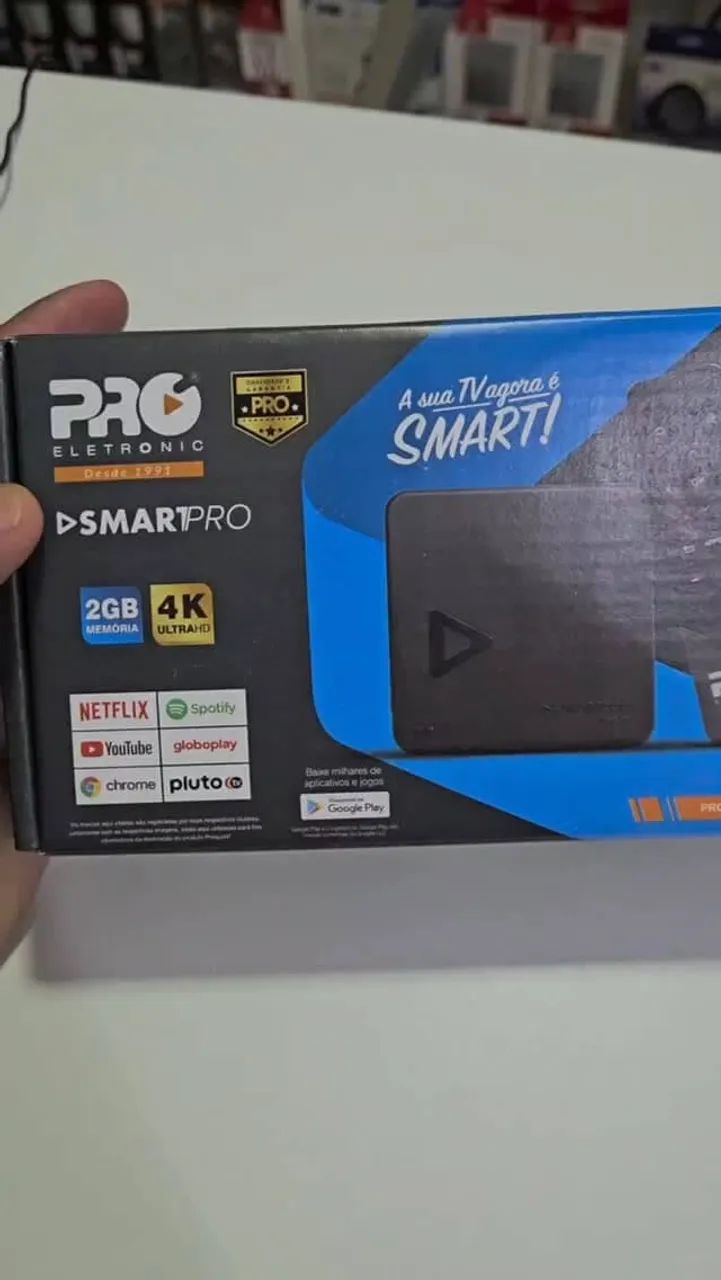 Smart TV Box 4K Smart Pro + 3 meses grátis Homologado Anatel - Foto 3