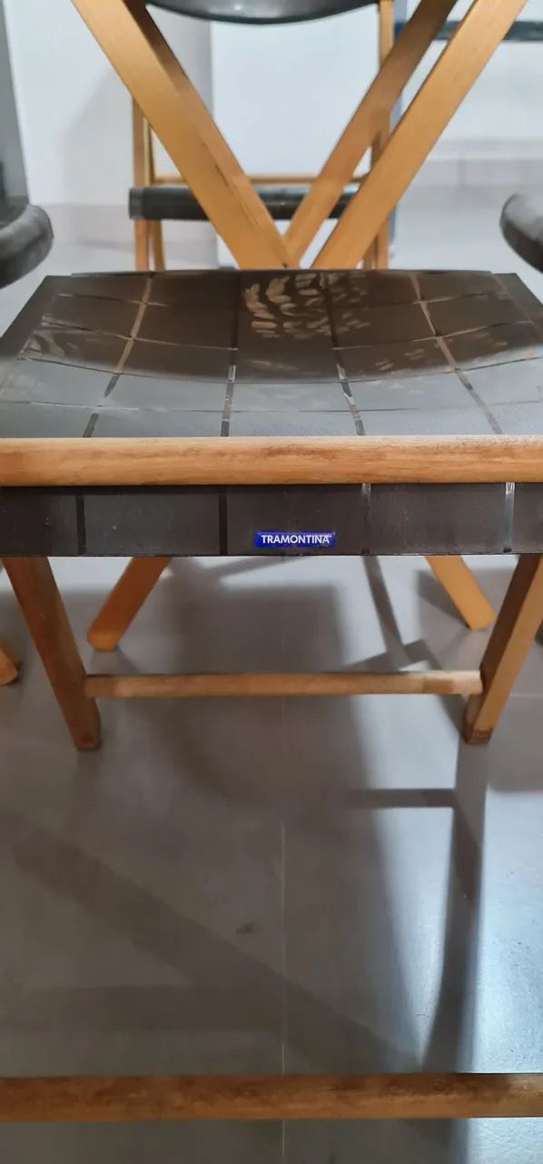Jogo de mesa com cadeira tramontina  - Foto 3