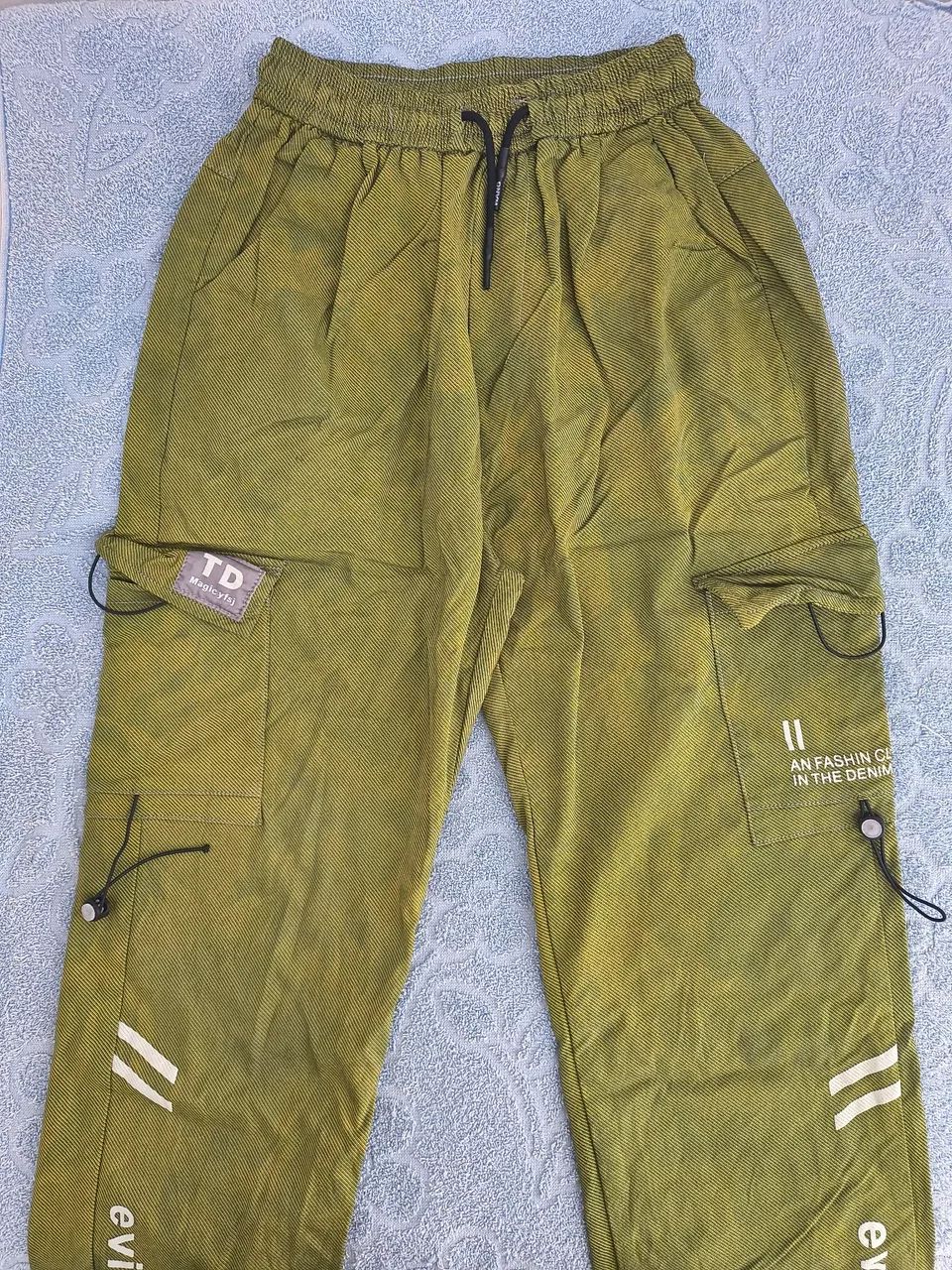 Calça Jogger Cargo Verde Mesclada - Foto 2