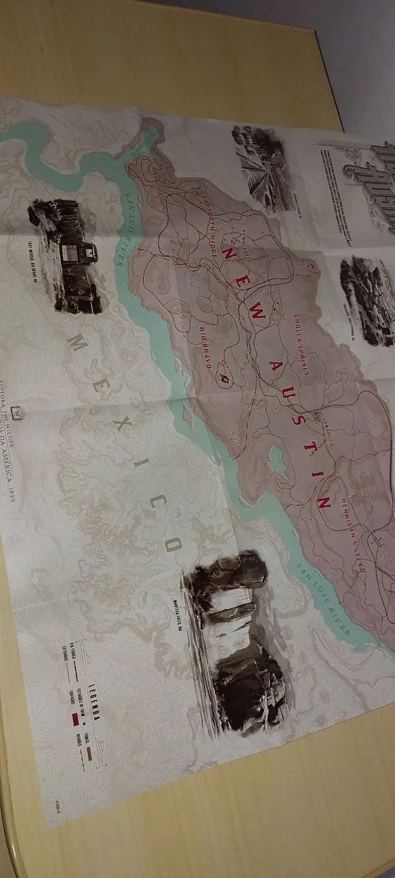 MAPA NOVO  do Jogo Red Dead Redemption 2  - Foto 3