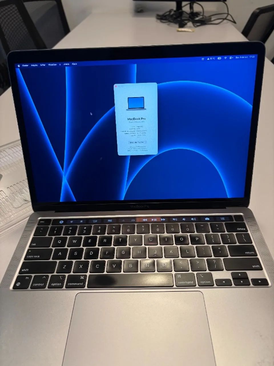 MacBook Pro 13" M2 com Touch Bar - 8GB RAM - 256GB - Foto 4