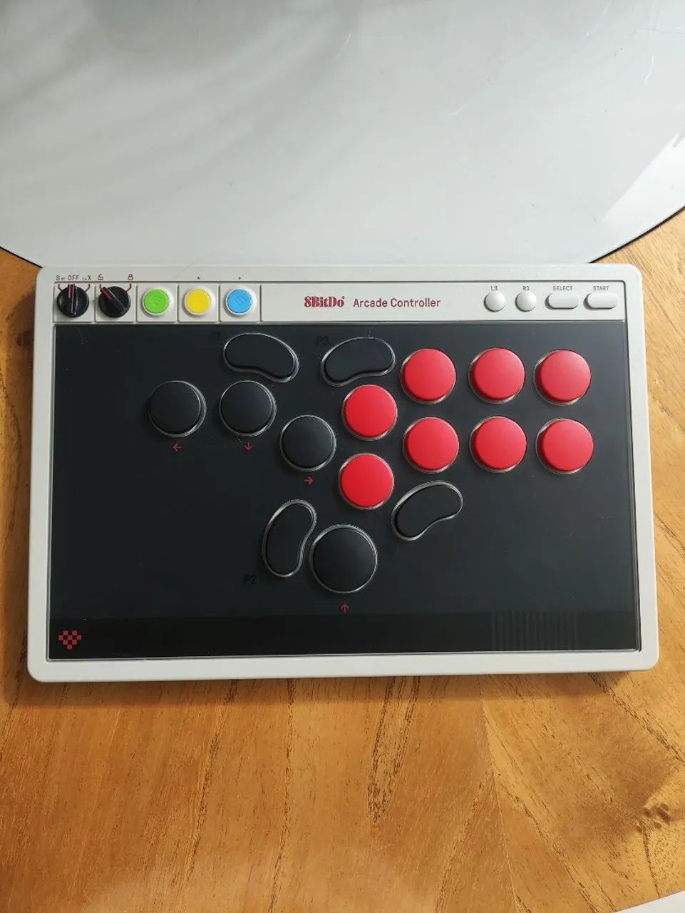 Hitbox Controlador De Arcade Profissional Retro 8bitdo Switch/pc Preto