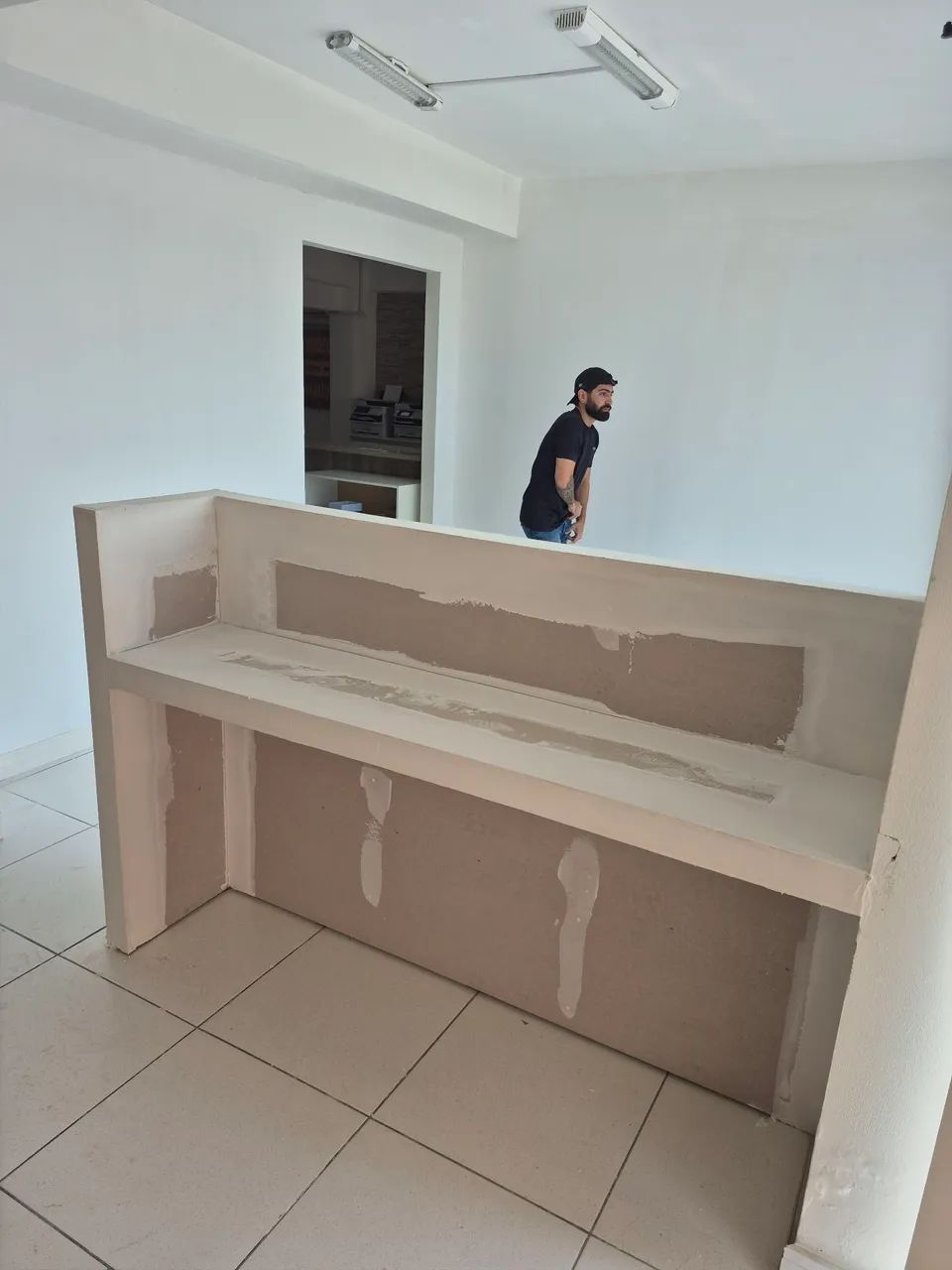 Bancada com mesa em drywall  - Foto 2