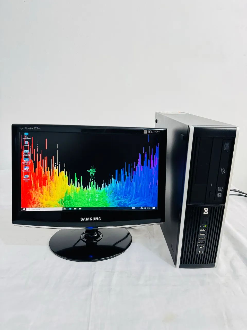 Computador básico estudar YouTube Facebook 