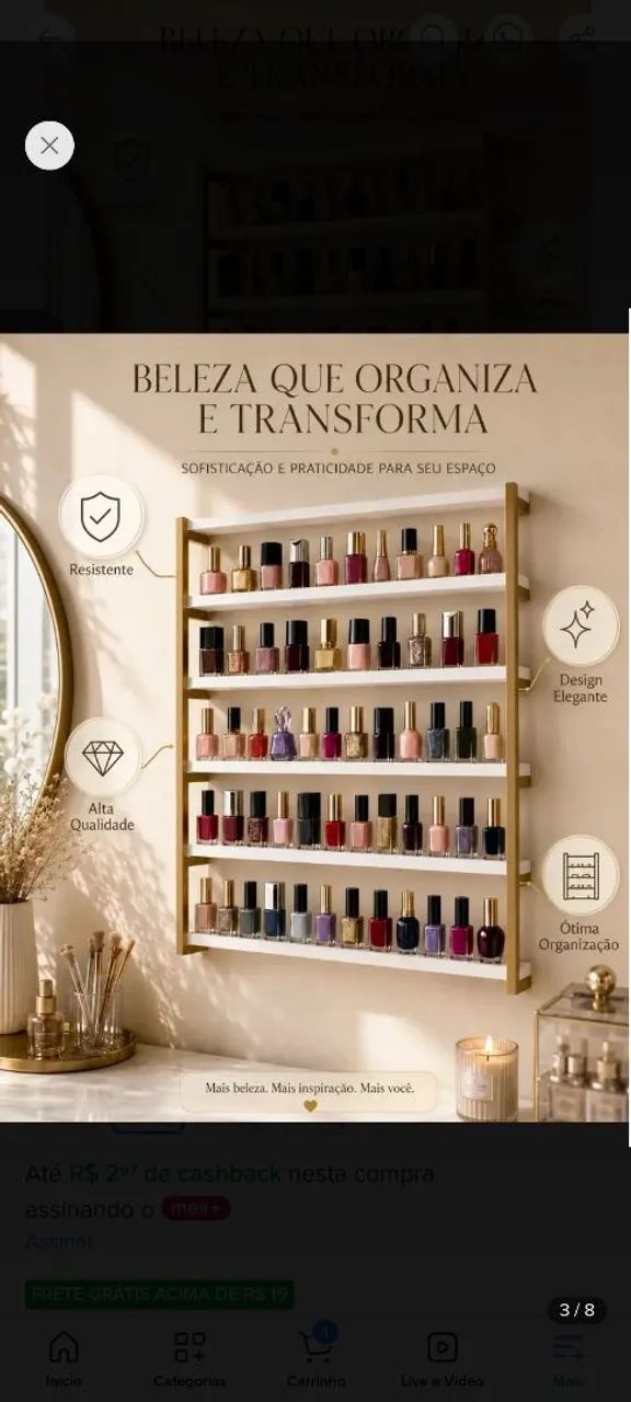 Expositor de esmaltes
