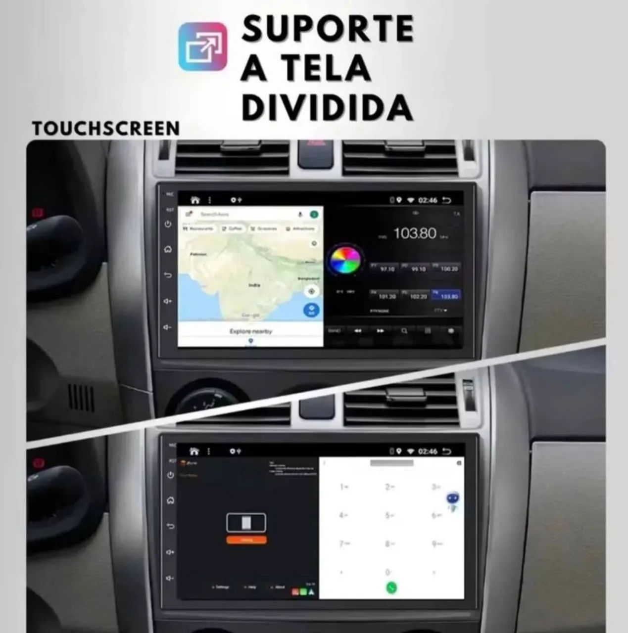 Multimídia 7" android (passo cartão) - Foto 3