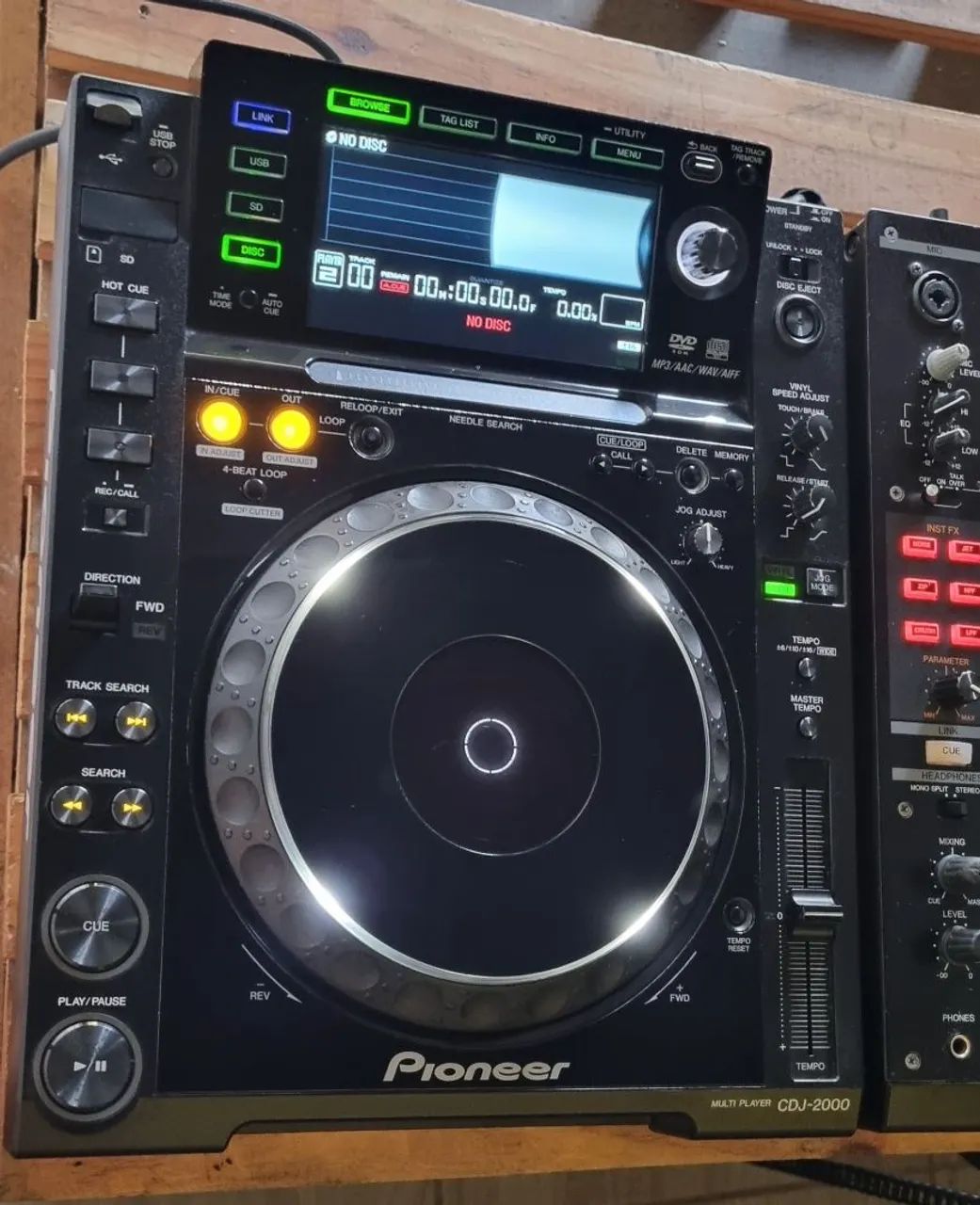 Kit DJ, cdj 2000 e djm 2000 , mais conservado do Brasil  - Foto 4