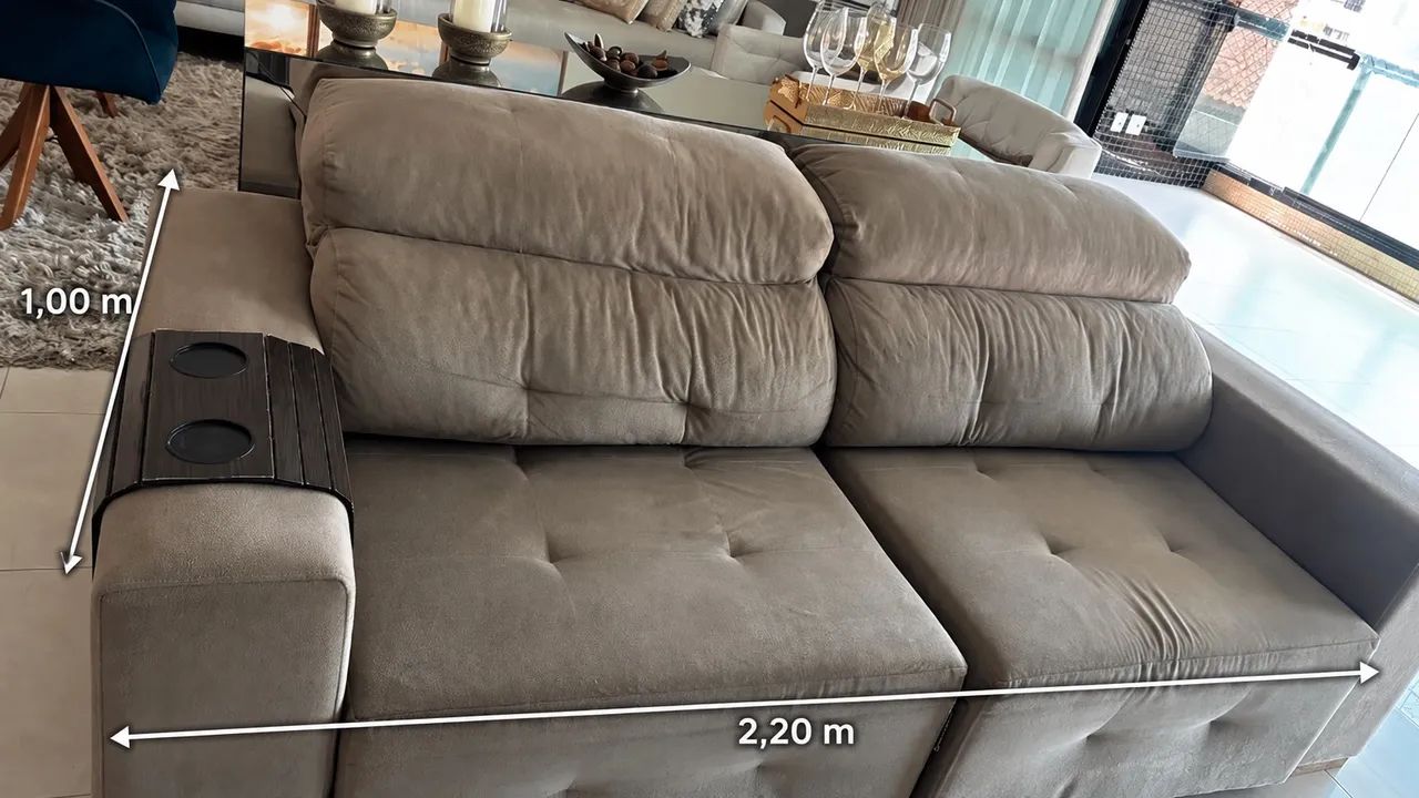 Sofa retratil confortalvel - Foto 2
