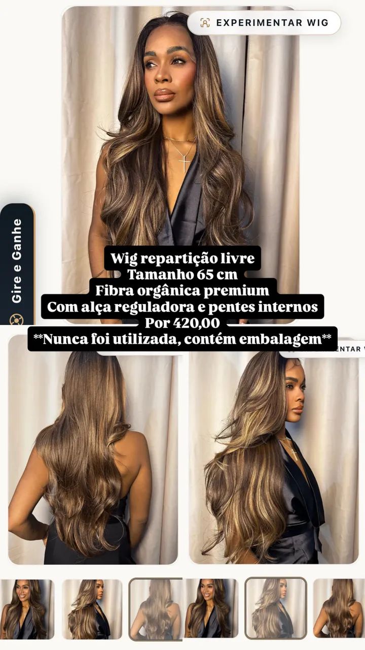 Lace Wig repartição livre