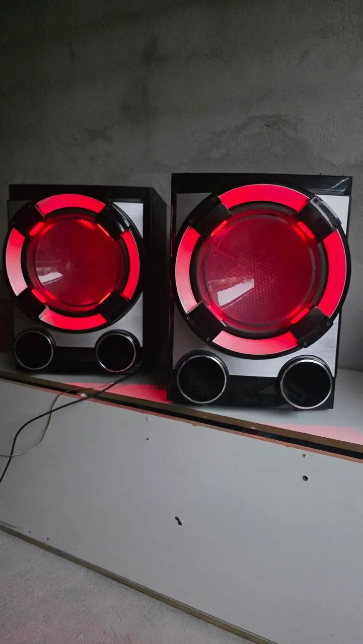 Par subwoofers LG cm9520 12 polegadas 