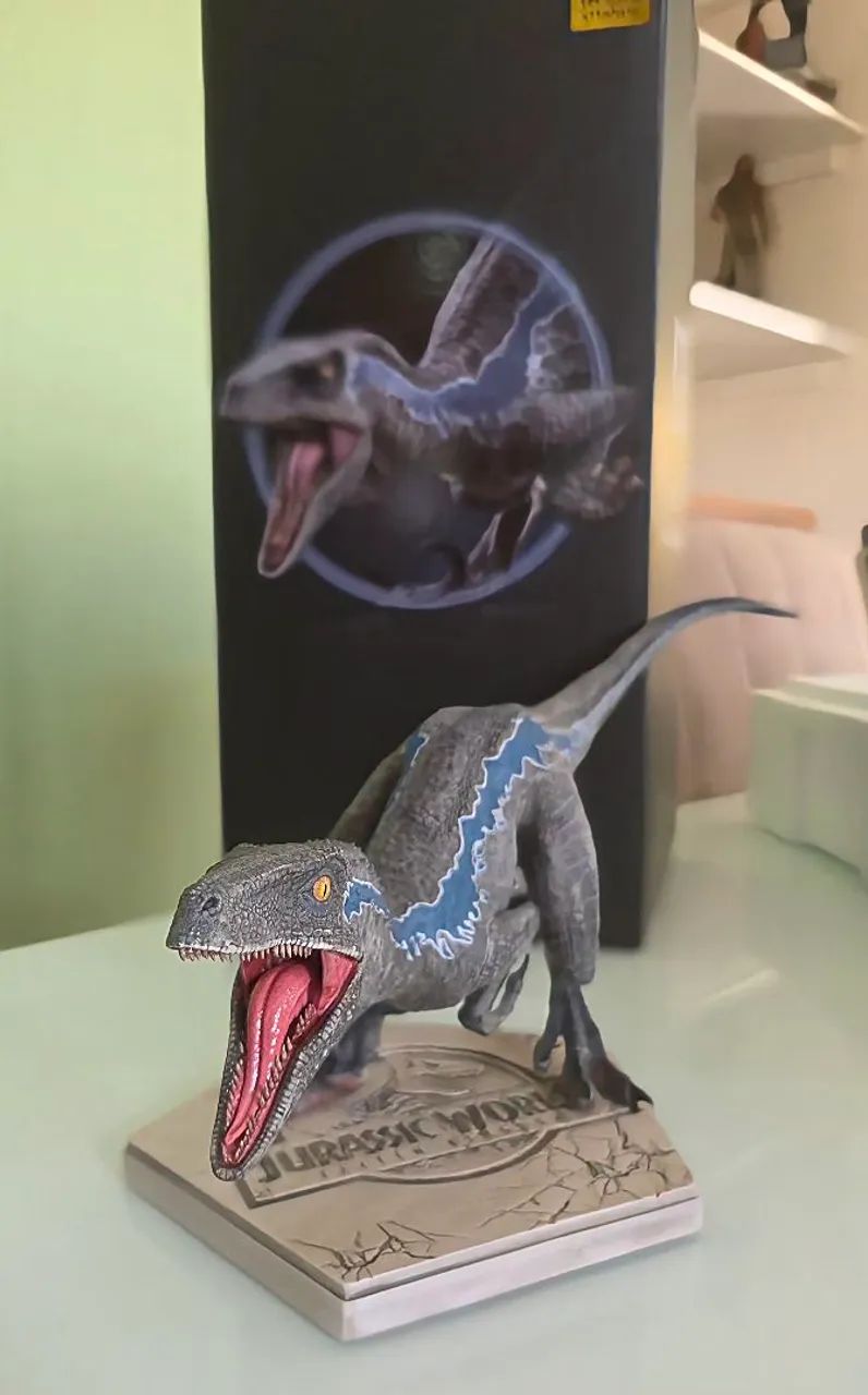 Estátua Blue - Jurassic World Fallen Kingdom - Art Scale 1/10 - Iron Studios