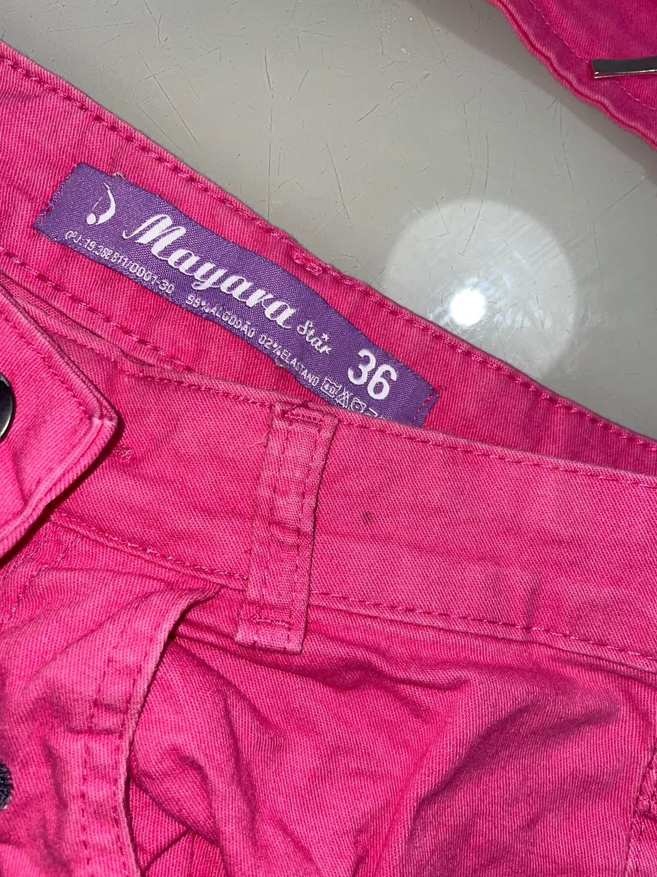 Conjunto short e cropped pink 