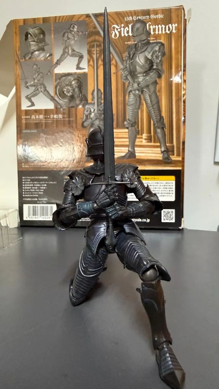 Revoltech Action Figure Cavaleiro Medieval  Kaiyodo Raro - Foto 4