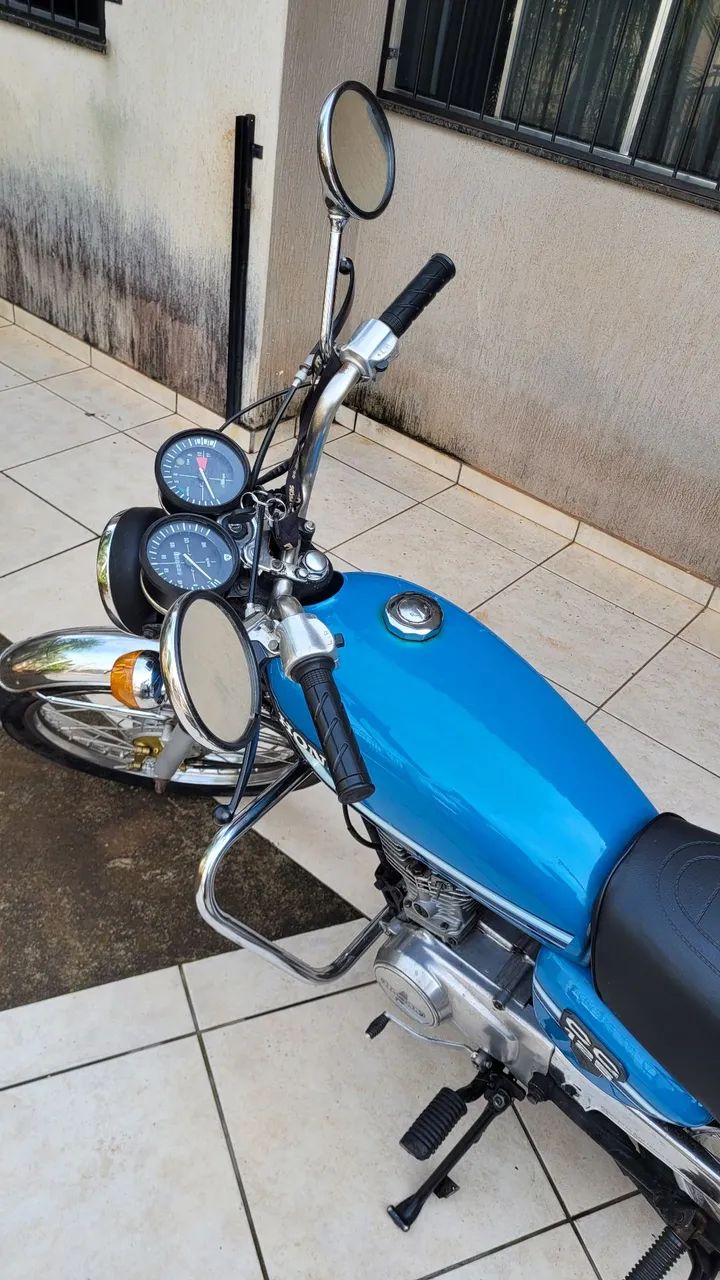 CG bolinha 125 azul - Foto 4