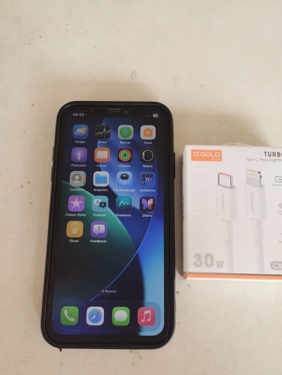 Vendo lindo iPhone 11 64GB. Chip off - Foto 2