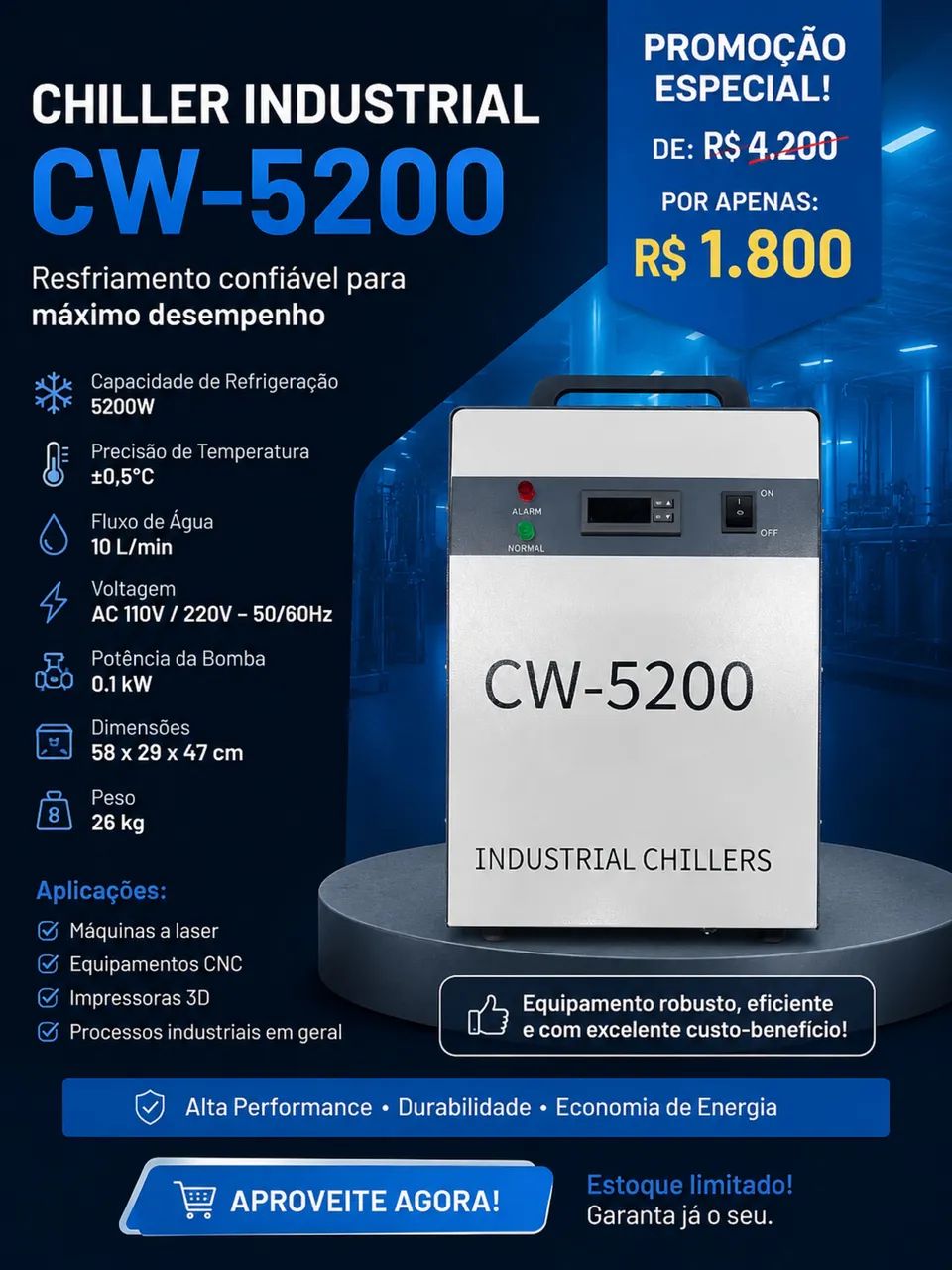 Chiller industrial 