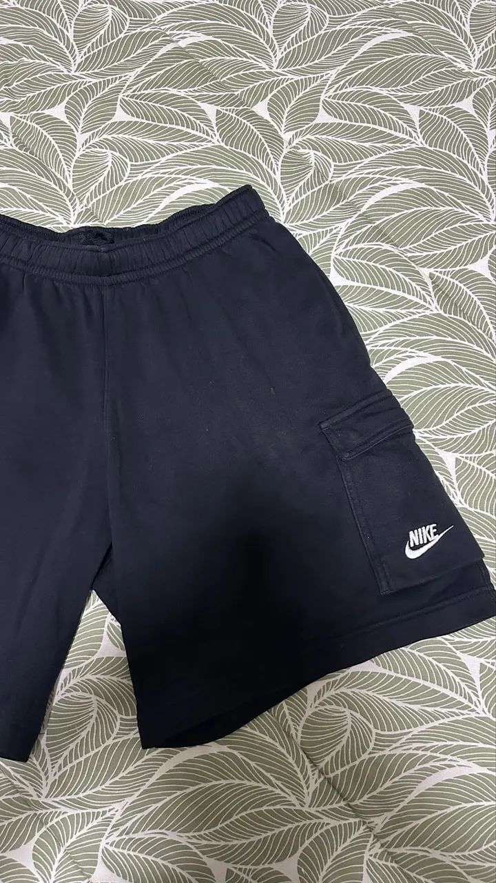 Shorts Preto Nike Oversize