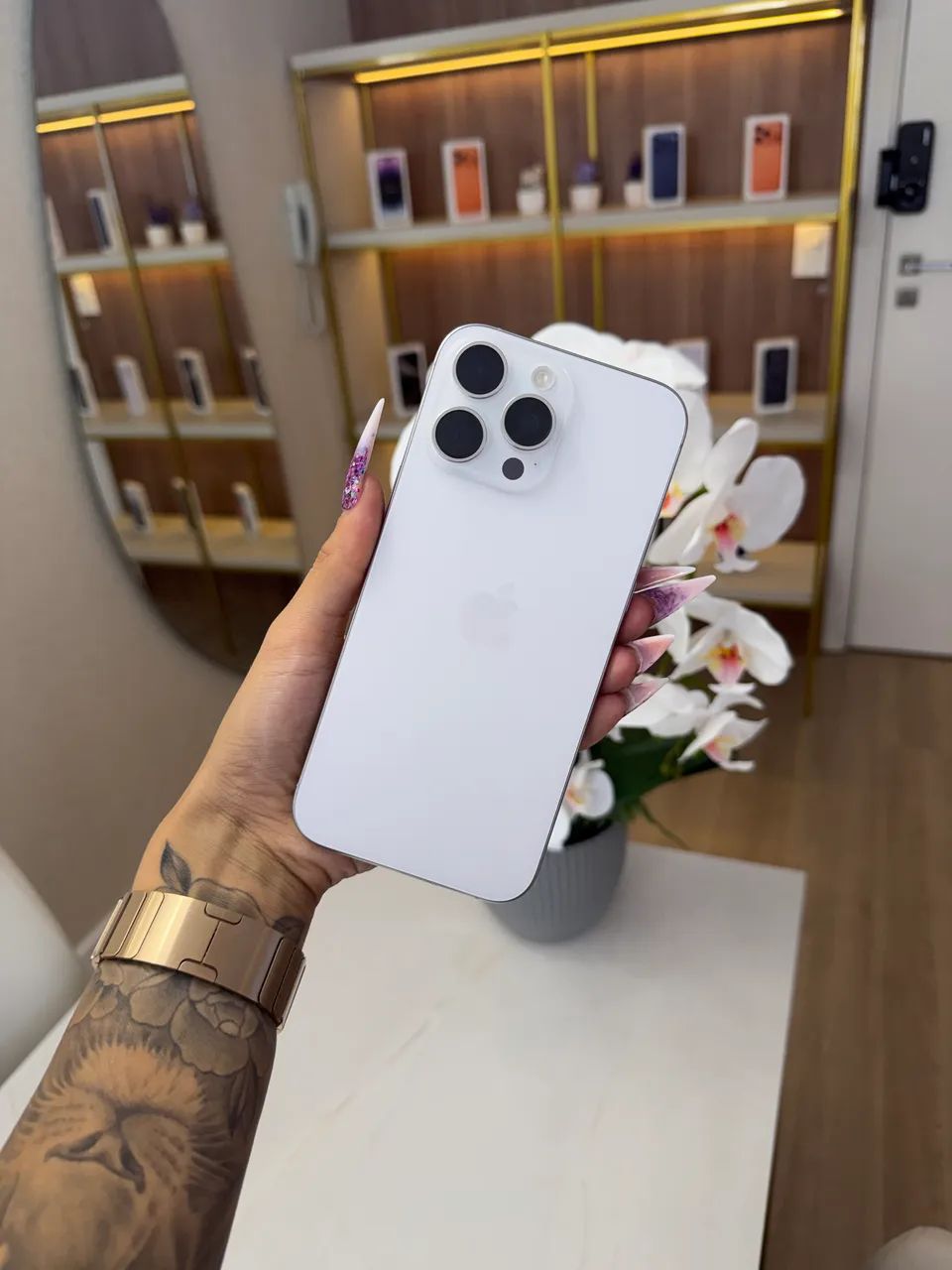 iPhone 16 Pro Max 512GB  Branco IMPECÁVEL  - Foto 2