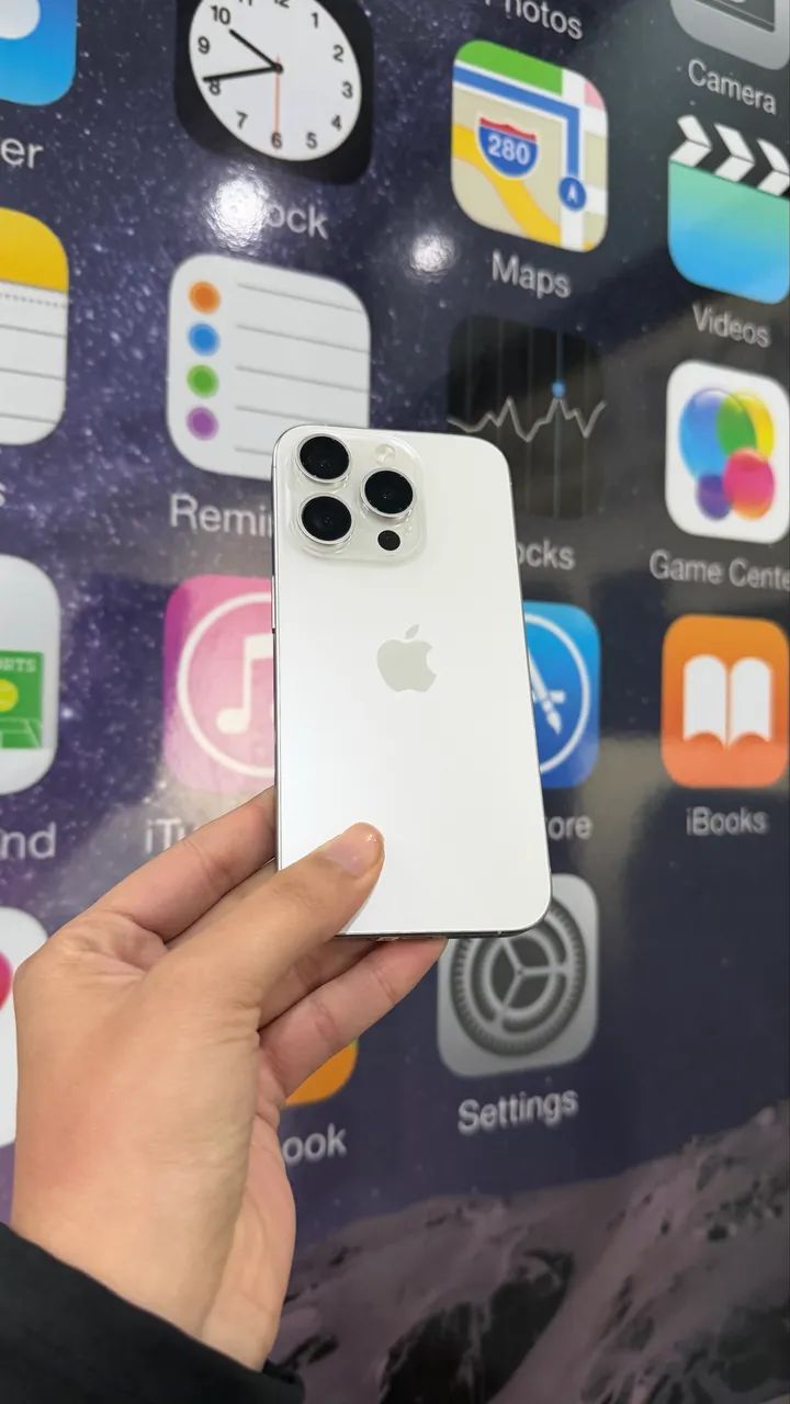 IPHONE 15 PRO BRANCO 512 GB SEMINOVO 