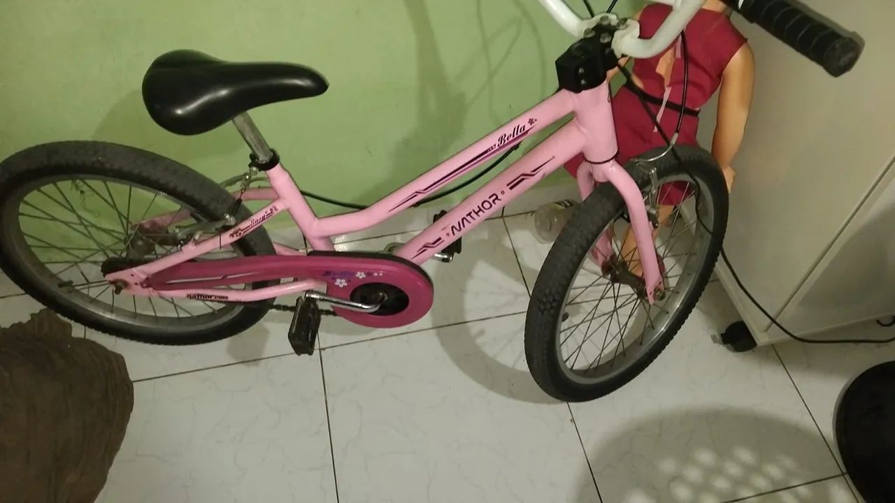 Bicicleta infantil feminina Rosa