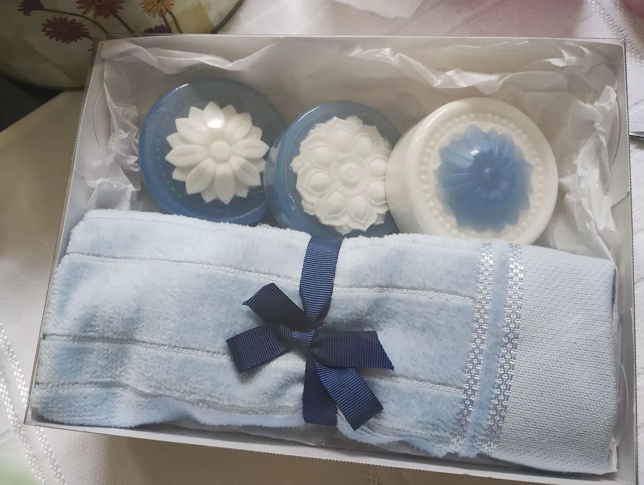 Kit presente sabonete glicerinado perfumado luxo 