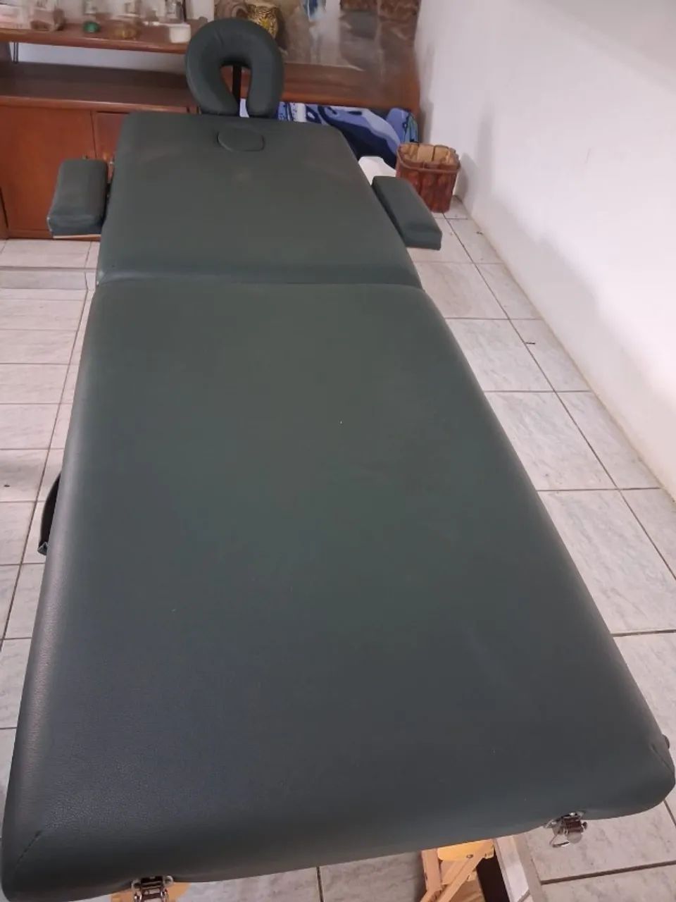 MACA PORTATIL EM MADEIRA SEMI NOVA - SUPORTA 250KG - RETIRAR NO LOCAL - Foto 2