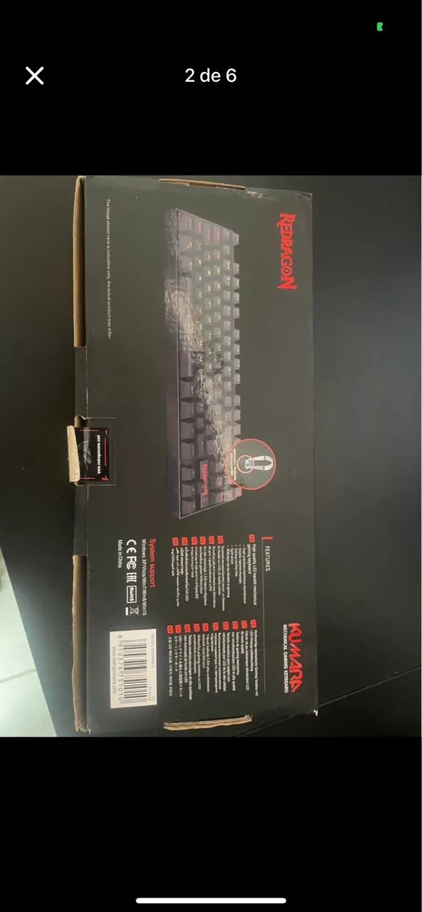 Teclado Mecânico Redragon Kumara - Foto 5