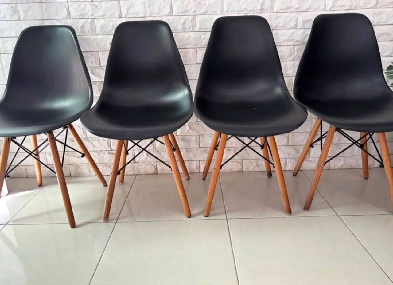 4 CADEIRAS EAMES EIFFEL - Foto 2