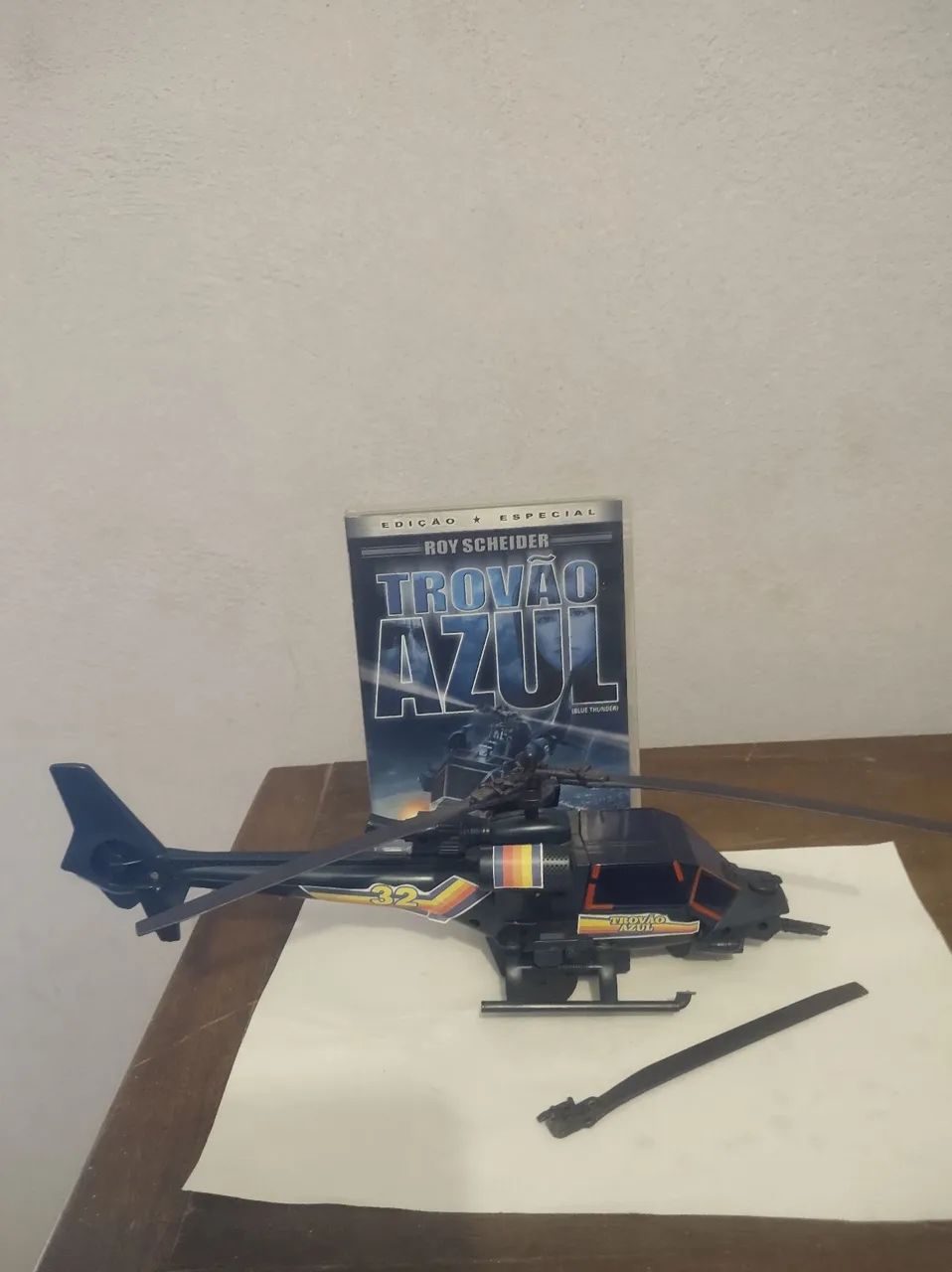 Brinquedo Antigo Glasslite Trovão Azul  - Foto 6