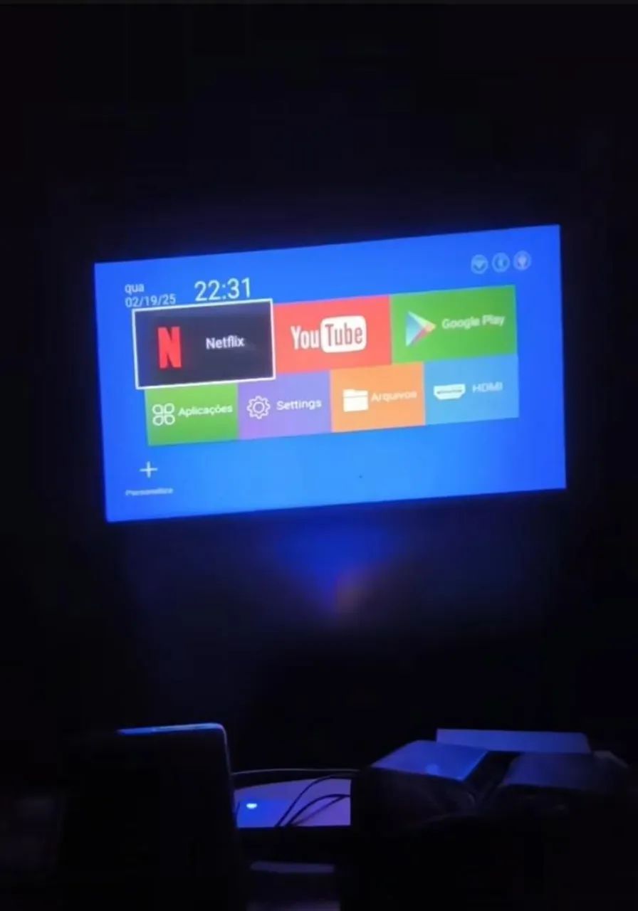 Projetor Portátil Smart 4K - Foto 5