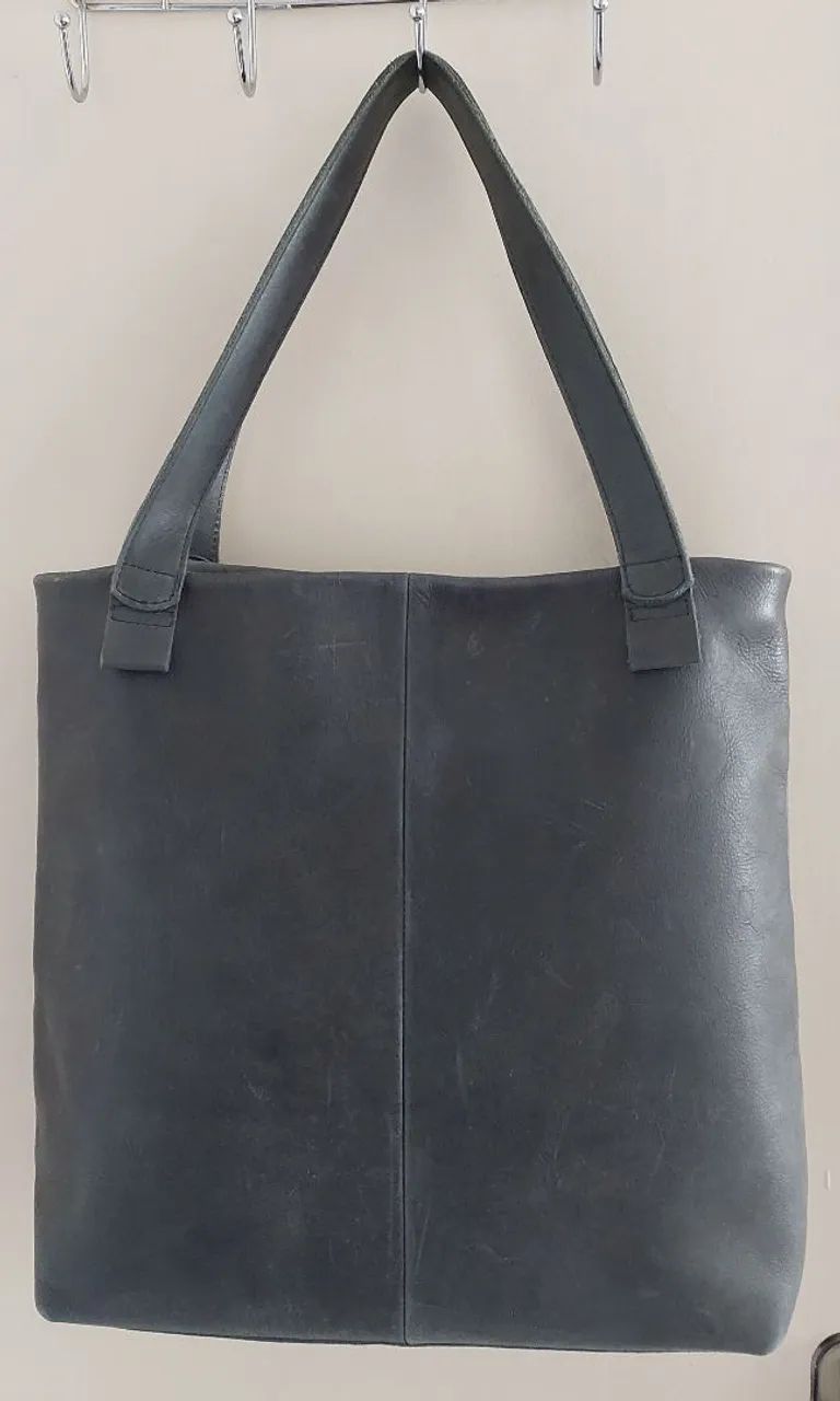 Bolsa couro tiracolo Via Mia - Foto 3