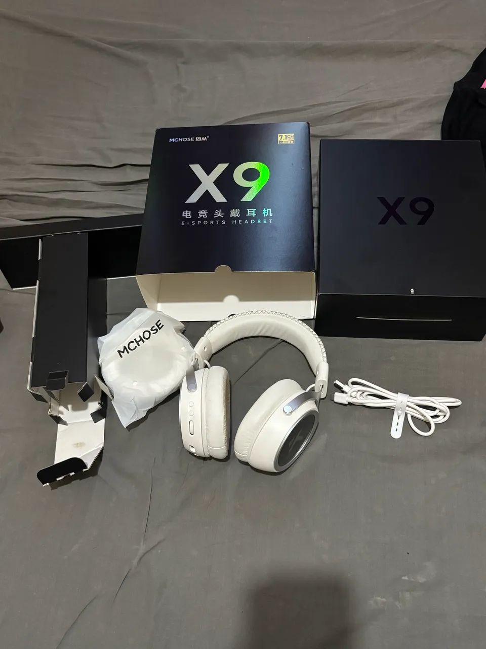 Fone Headset sem fio Mchose x9 - Foto 2
