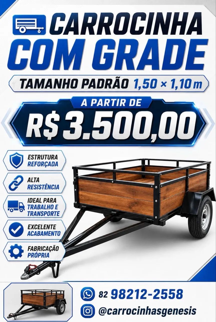 Fabricamos carrocinhas