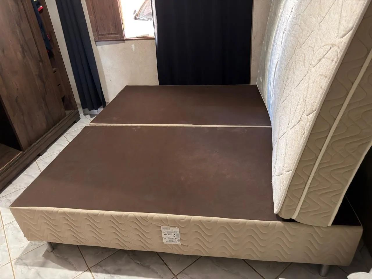 Cama super king bege  - Foto 5