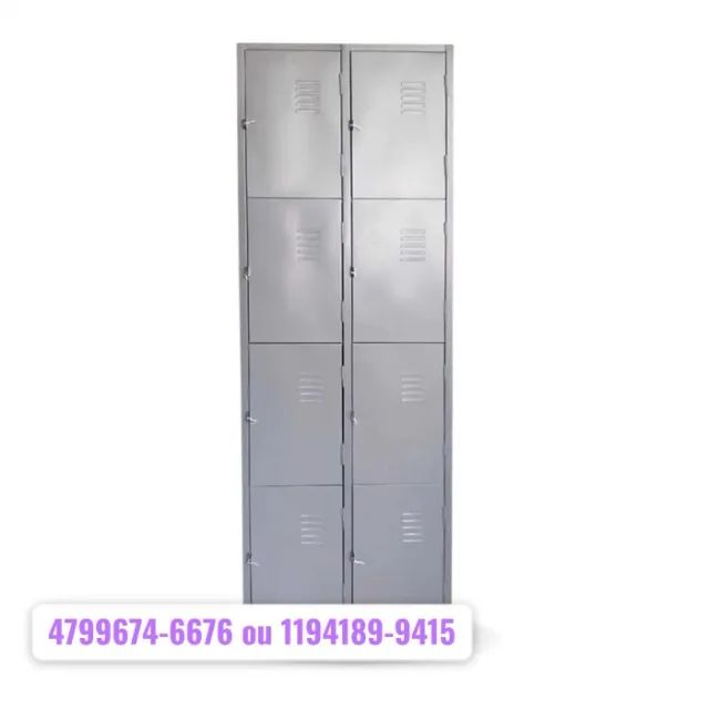 guarda volume de 8 portas pequenas