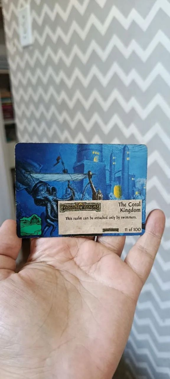 Carta Spellfire Coral Kingdom D&D 1994 11/100