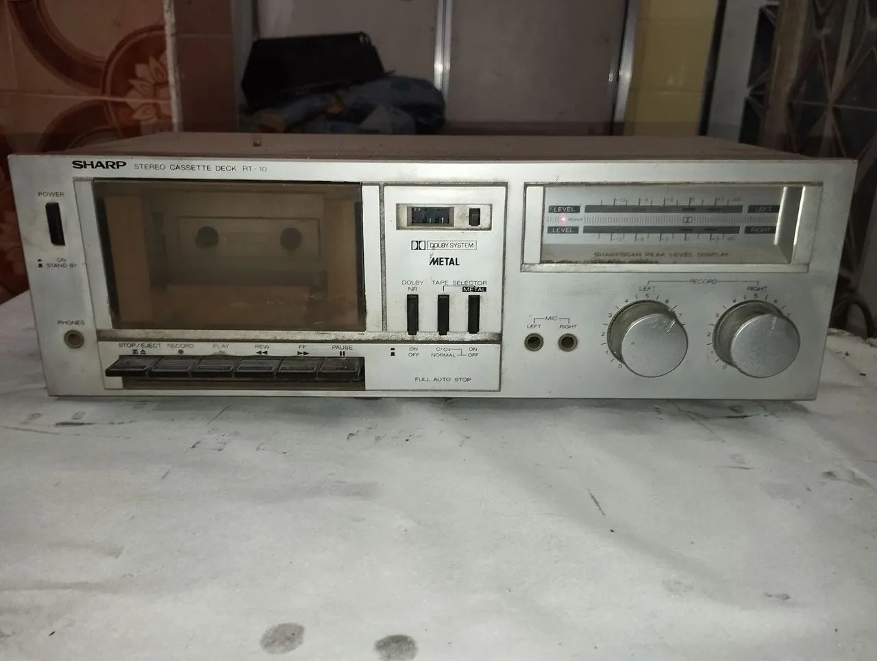Tape deck Sharp RT-10 retrô  - Foto 2