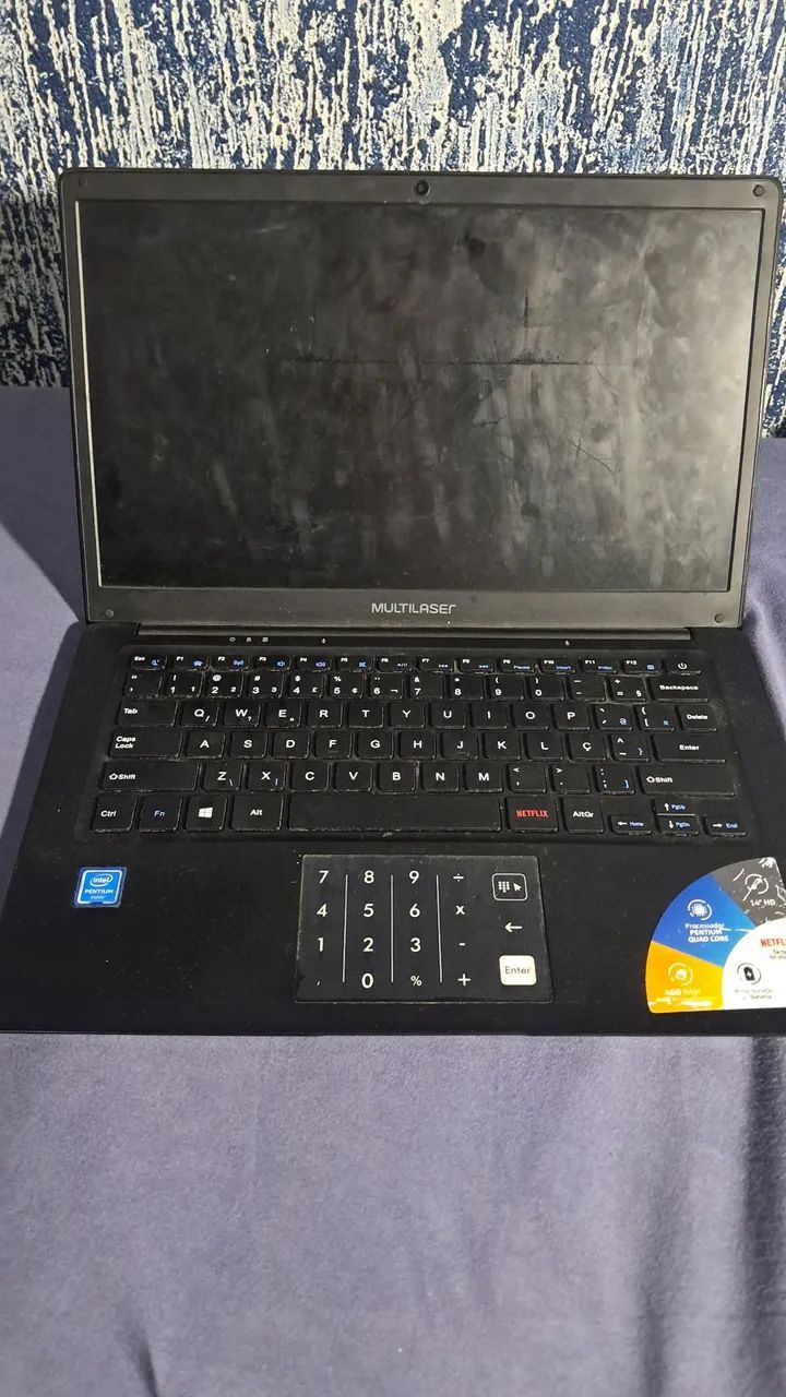 Notebook Multilaser - Funcionando