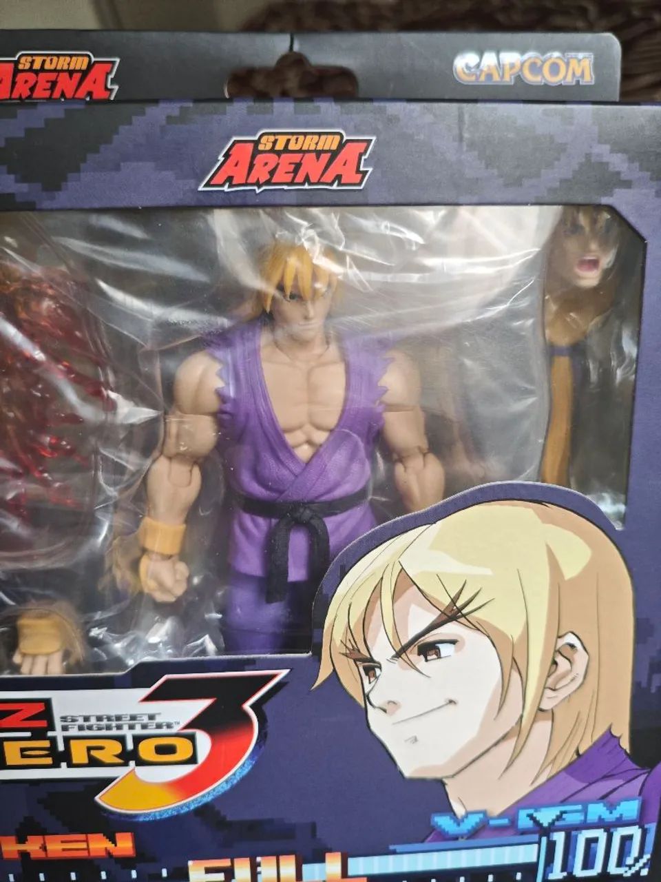 Ken Roxo Street Fighter Zero/Alpha 3 Storm Arena Exclusivo EVENTO