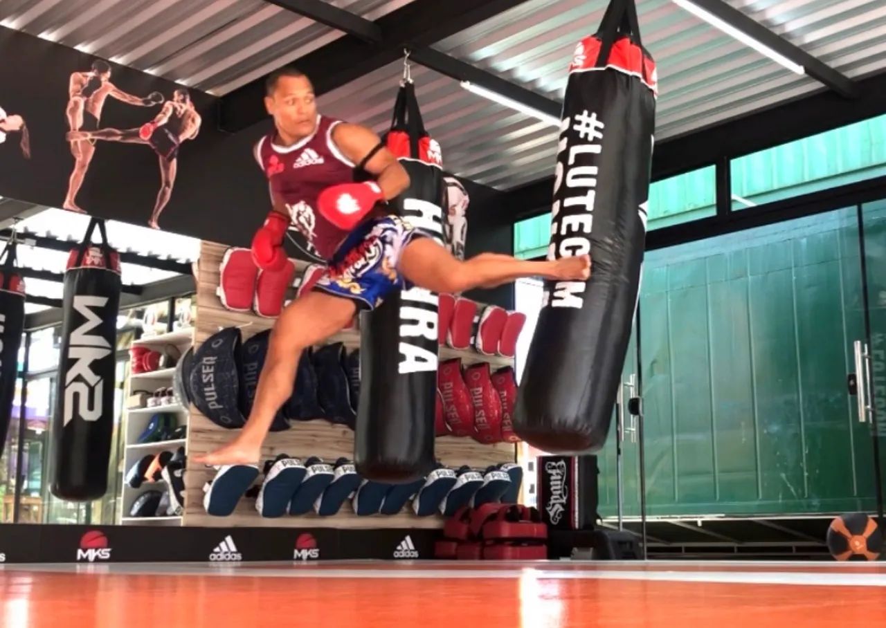 Saco de pancadas Muay Thai boxe  - Foto 3