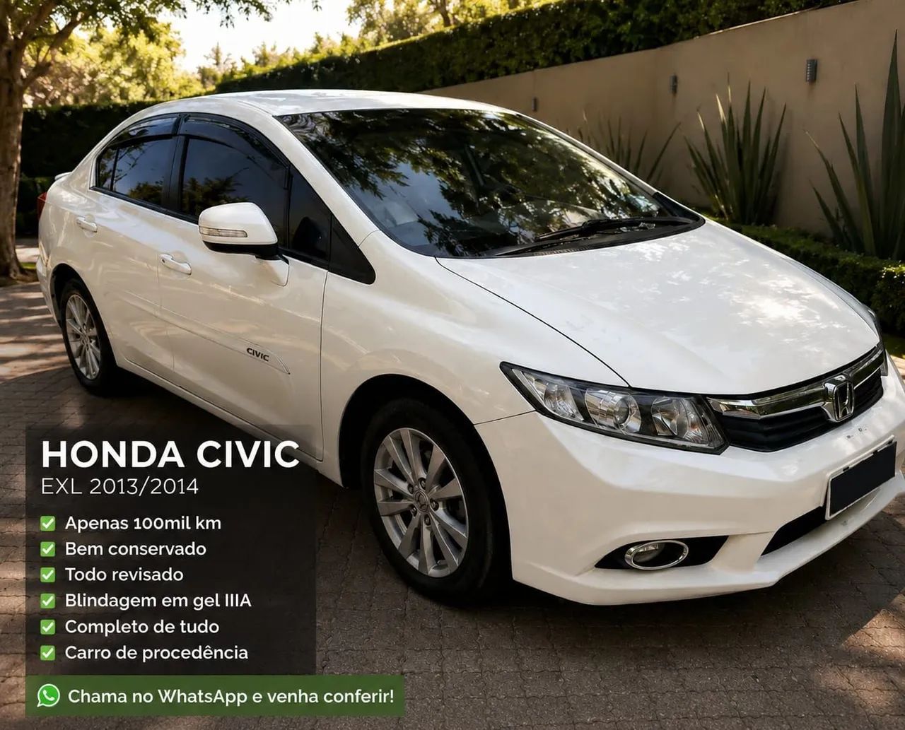 Honda Civic Civic Sedan LXR 2.0 Flexone 16V Aut. 4p 2014
