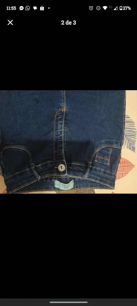 Calça jeans feminina  - Foto 2