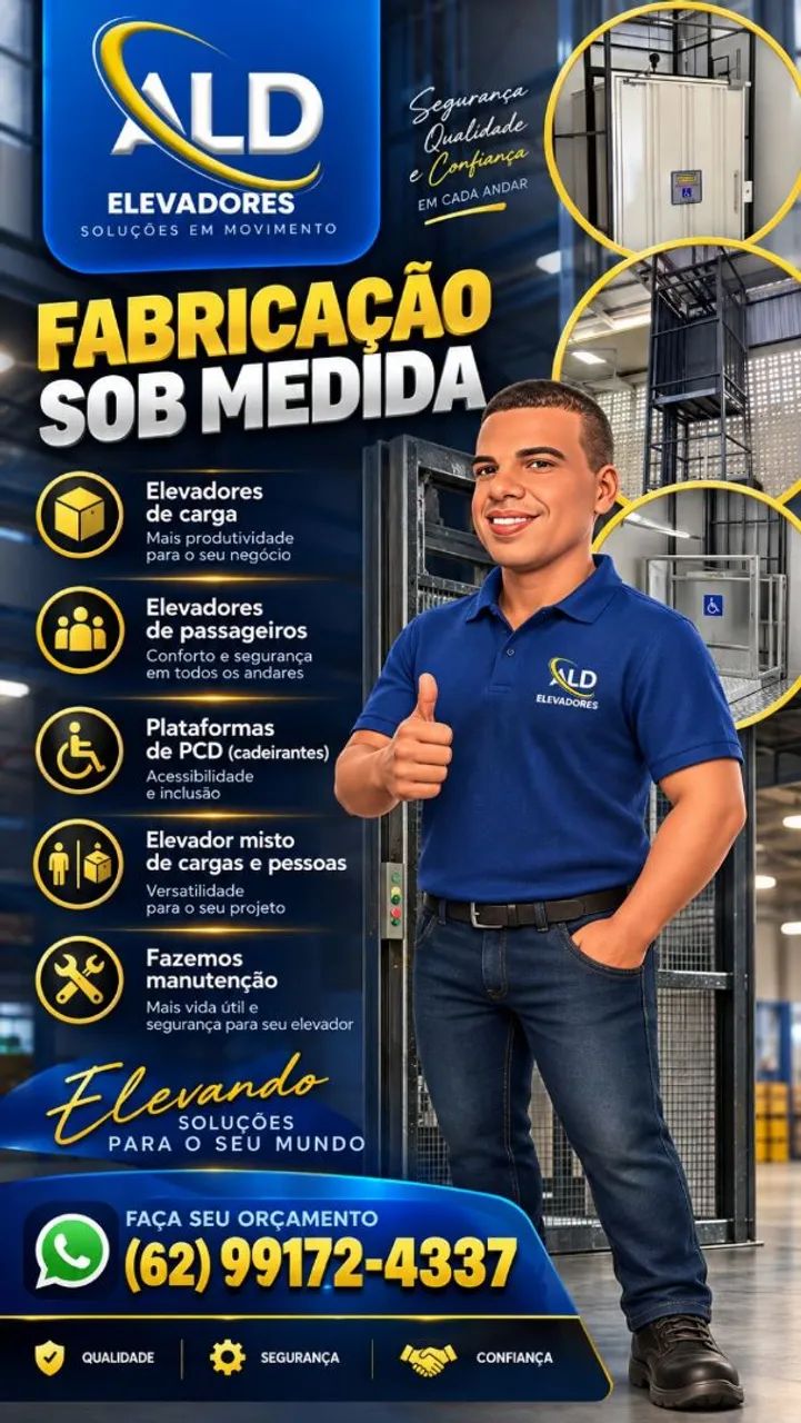 Elevador sob encomenda 
