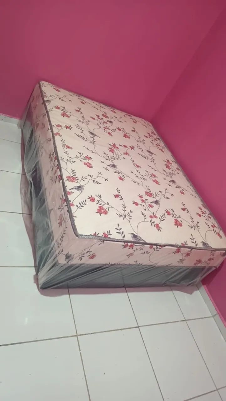 Cama de casal molas ensacadas 