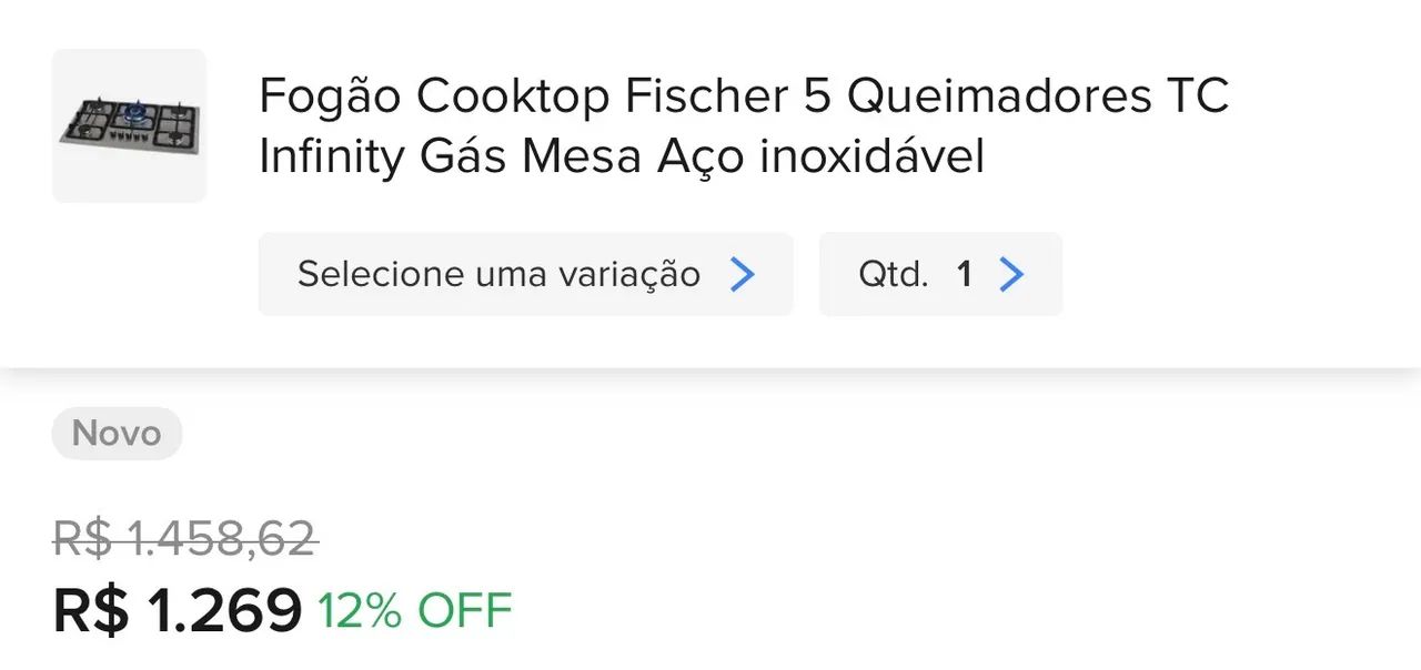 Fogão cocktop  - Foto 4