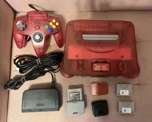 Nintendo 64 clear red  - Foto 2
