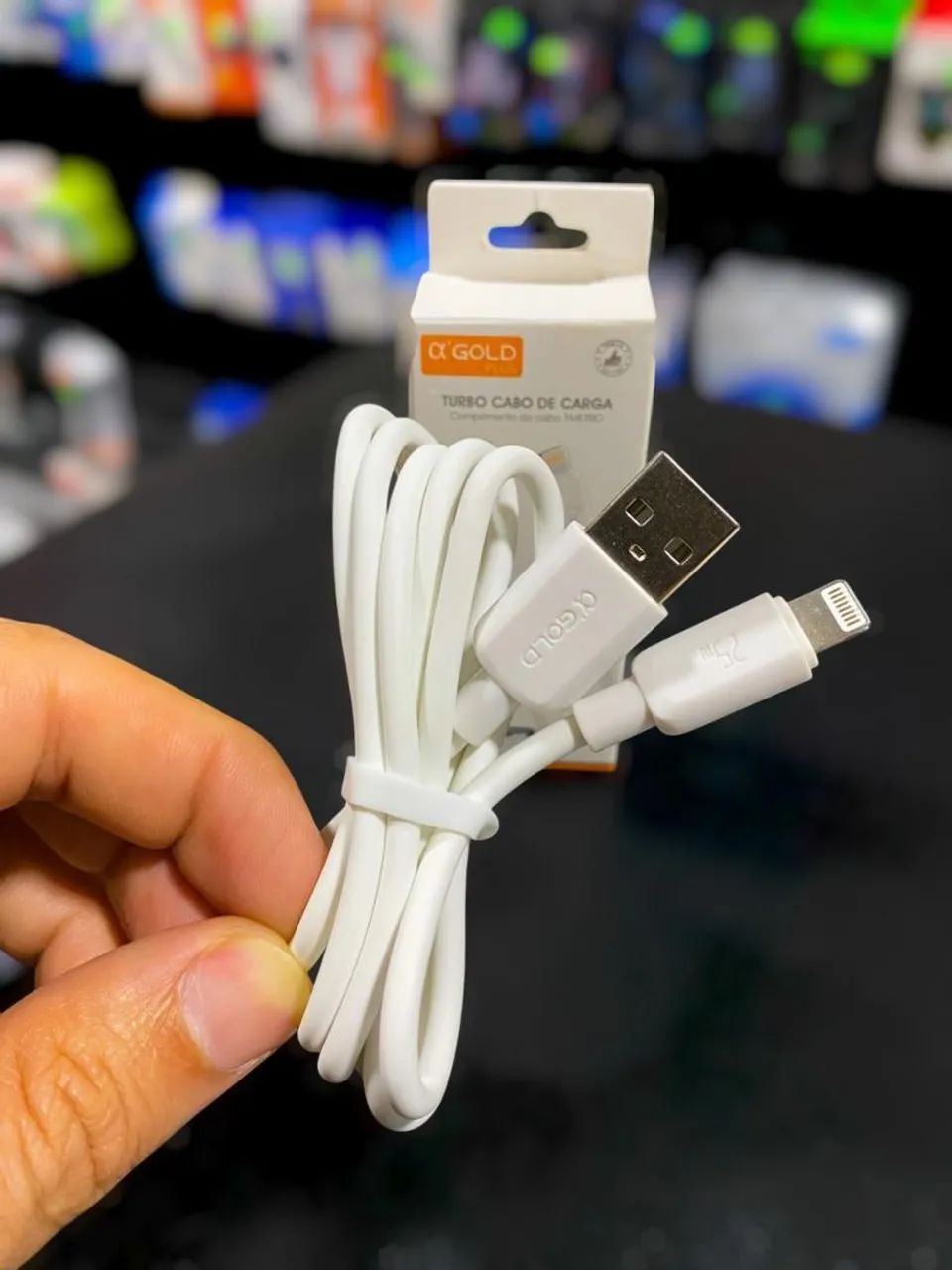 CABO DE CARREGAMENTO GOLD IOS LIGHTNING CB129-2<br>?R$19,99 - Foto 2