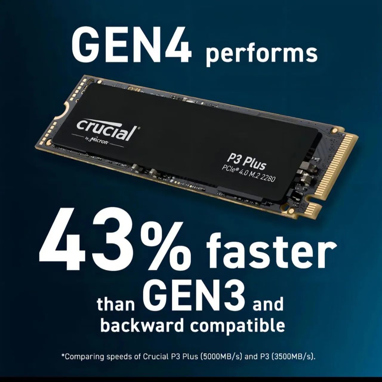 SSD Nvme Crucial 500GB 4800MB/S - Foto 3