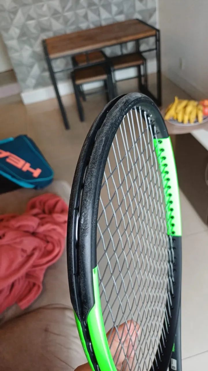 Raquete Wilson Blade 98 v6 Countervail 304g 16x19 L3 Tênis Profissional Controle Spin - Foto 6