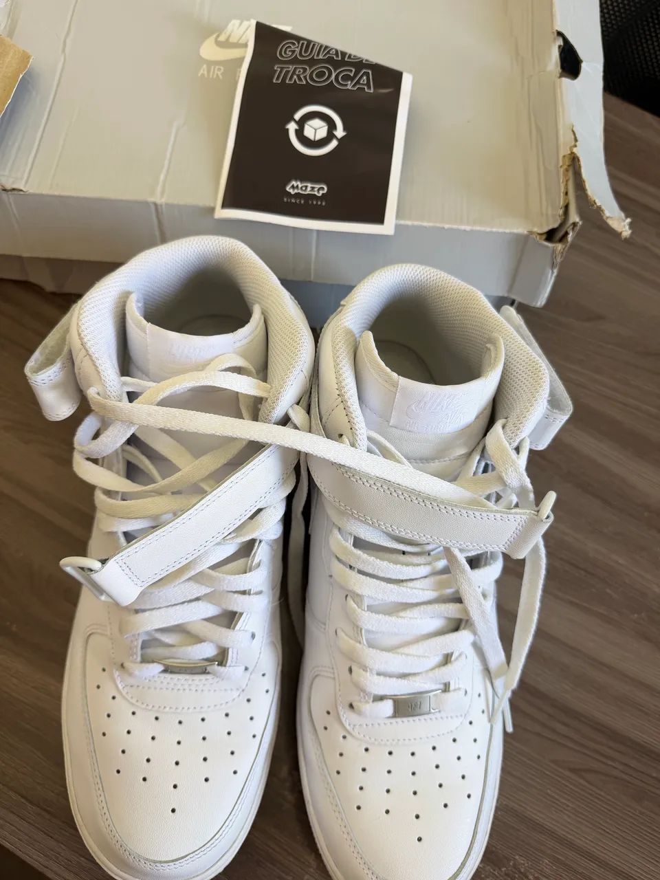 Tênis Nike air force 1 mid 07 branco  - Foto 3
